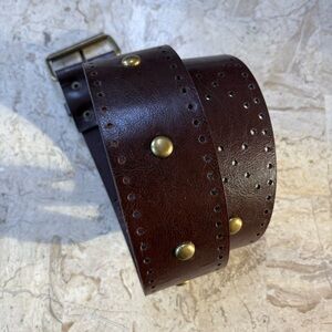 Fashion Belt Brown Faux Leather Sassy & Chic Size M